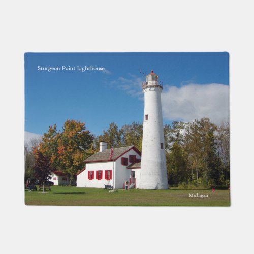 Sturgeon Point Lighthouse door mat