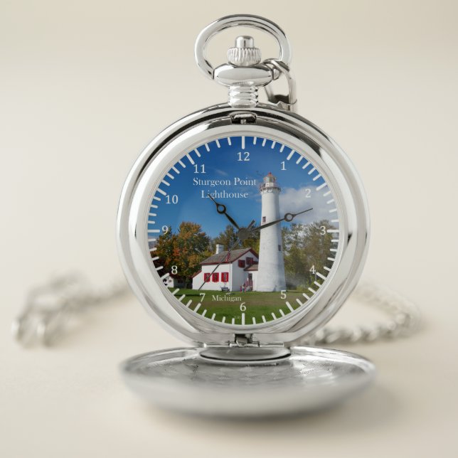 Sturgeon Point Lighthouse pocket watch (Inside)