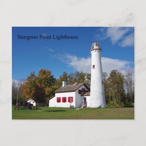 Sturgeon Point Lighthouse post card