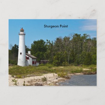 Sturgeon Point Postcard by lighthouseenthusiast at Zazzle