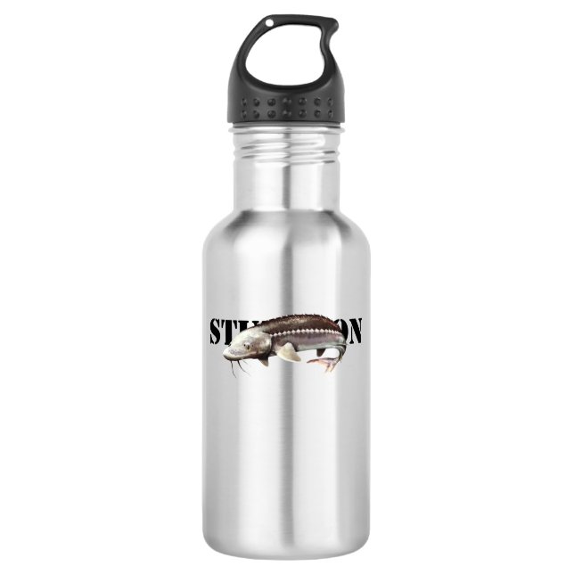 Sturgeon Stainless Steel Water Bottle (Front)