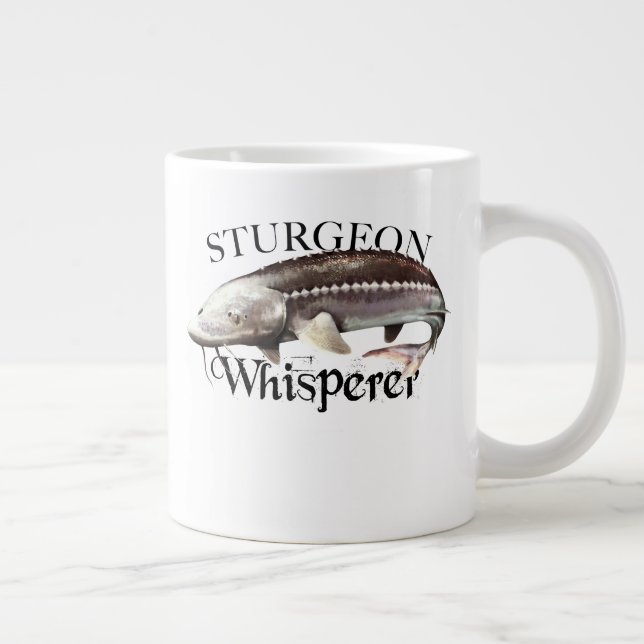 Sturgeon Whisperer Giant Coffee Mug (Right)