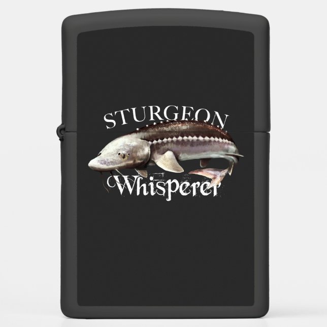 Sturgeon Whisperer Zippo Lighter (Front)
