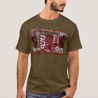 SturgeWeber Syndrome Awareness cross ribbon Strong T-Shirt