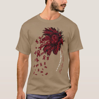 SturgeWeber Syndrome Awareness sunflower nobody fi T-Shirt