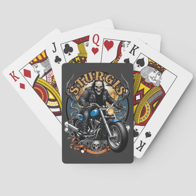 Sturgis 2024 Motorcycle Rally Poker Cards (Back)