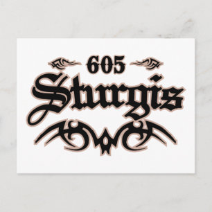Sturgis 605 postcard