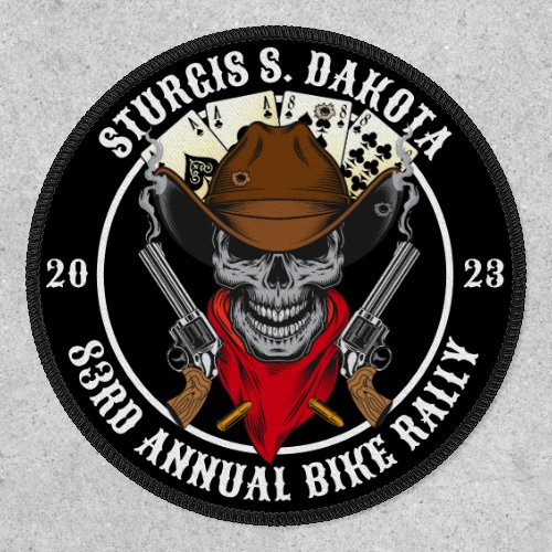 Sturgis 83rd Annual Bike Rally 2023 Cowboy Patch