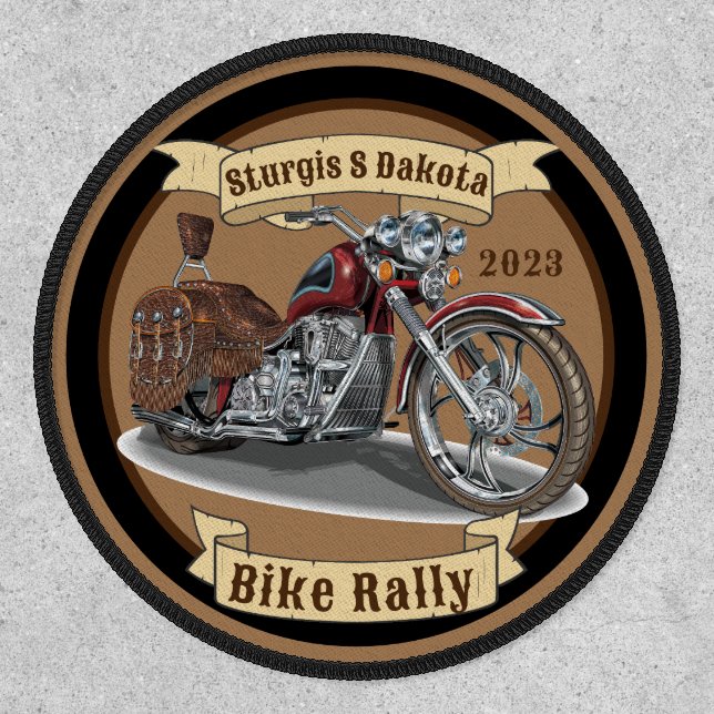 Sturgis Bike Rally 2023 Motorcycle Patch (Front)