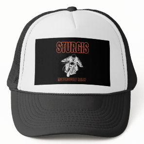 STURGIS MOTORCYCLE RALLY , BIKE RALLY VINTAGE TRUCKER HAT