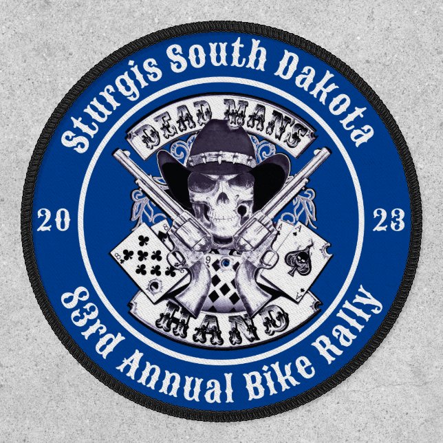 Sturgis South Dakota 2023 83rd Annual Bike Rally Patch (Front)