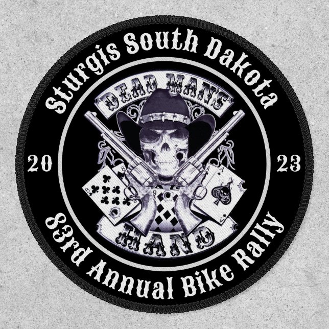 Sturgis South Dakota 2023 83rd Annual Bike Rally Patch (Front)