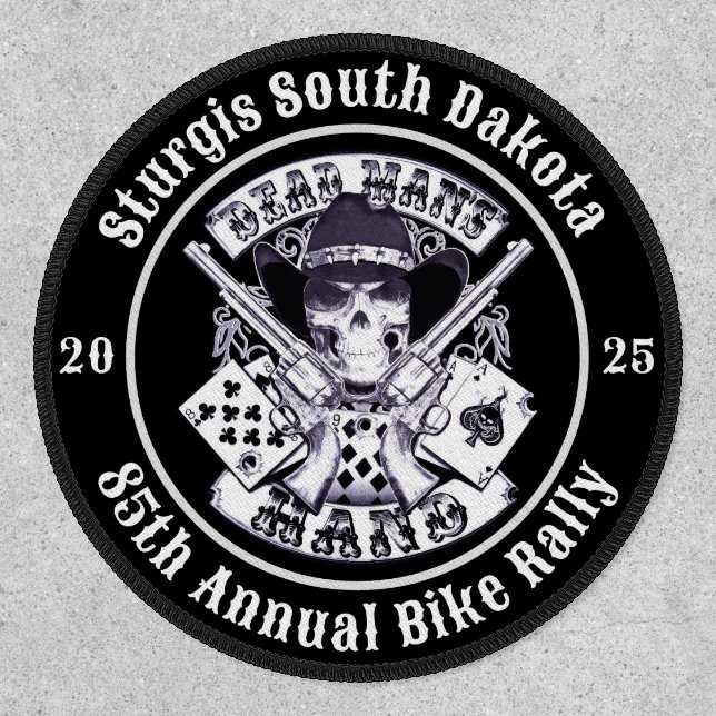 Sturgis South Dakota 2025 85th Annual Bike Rally Patch (Front)