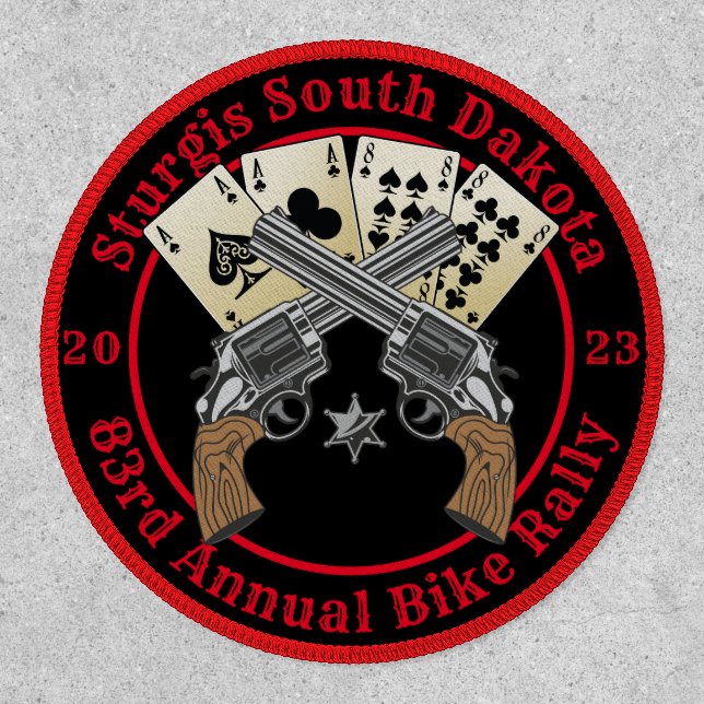 Sturgis South Dakota 83rd Annual 2023 Bike Rally Patch (Front)