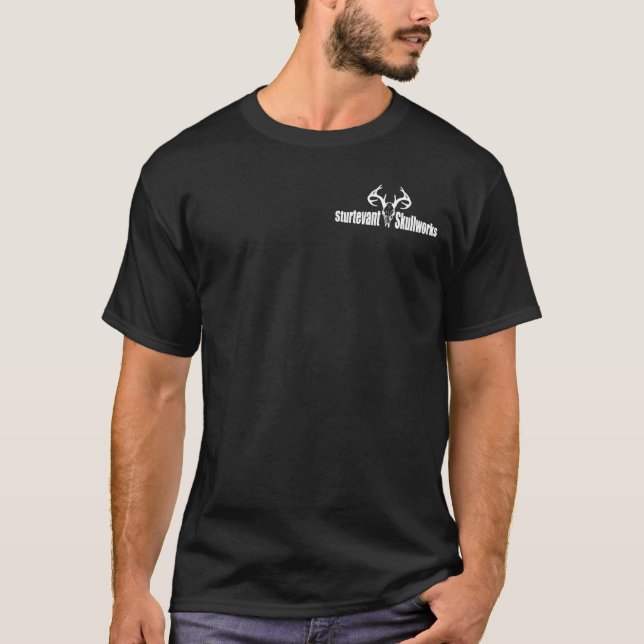 Sturtevant Skullworks - Front & Back Print T-Shirt (Front)