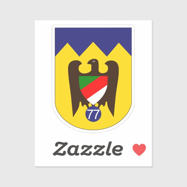 Sturzkampfgeschwader 77 (StG 77) Emblem Square Sti Sticker (Sheet)