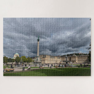 Stuttgart Baden Württemberg Germany Schlossplatz Jigsaw Puzzle