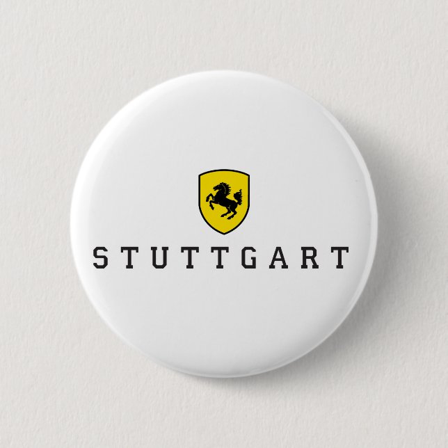 Stuttgart Crest Stuttgarter Wappen Button (Front)