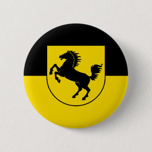Stuttgart flag city germany symbol emblem horse button