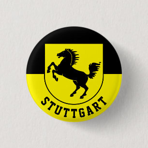 Stuttgart Flag (Germany) Button