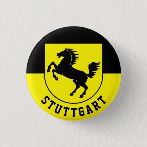 Stuttgart Flag Germany Button