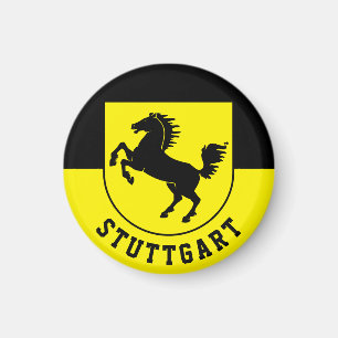 Stuttgart Flag (Germany) Magnet