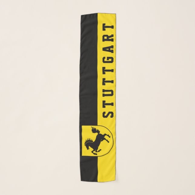 Stuttgart Flag (Germany) Scarf (Front)