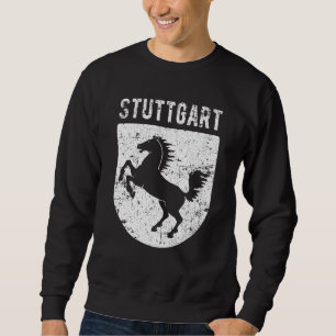 Stuttgart Germany Deutschland Distressed Design Sweatshirt