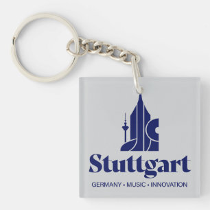Stuttgart Germany Europe Keychain