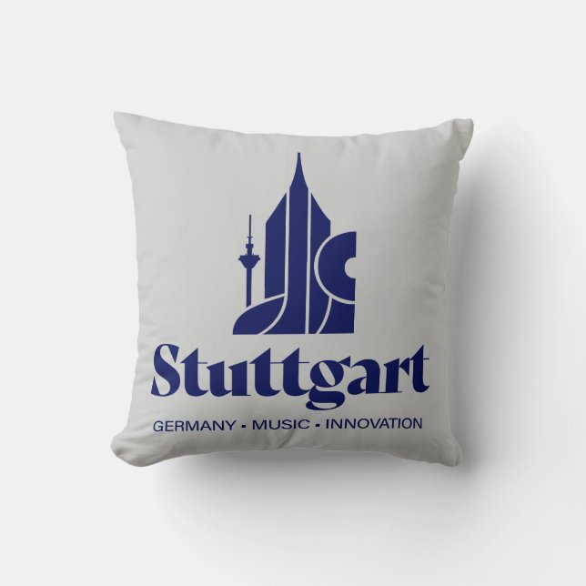 Stuttgart Germany Europe Throw Pillow (Front)