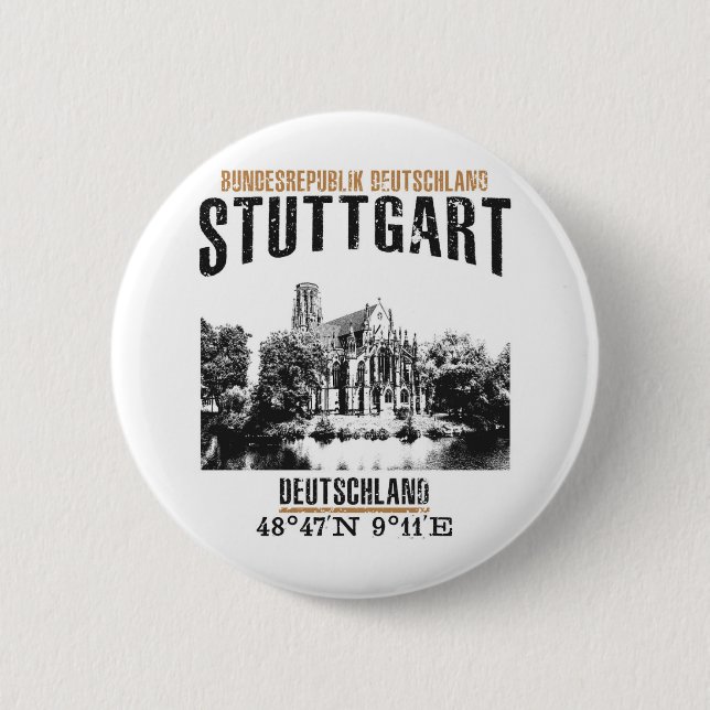 Stuttgart Pinback Button (Front)