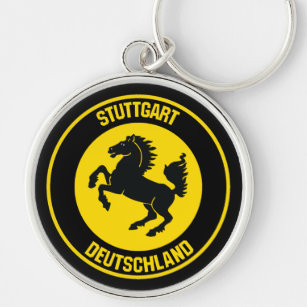 Stuttgart Round Emblem Keychain
