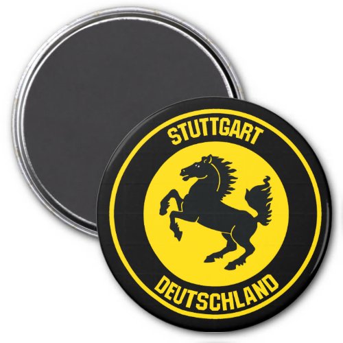 Stuttgart Round Emblem Magnet