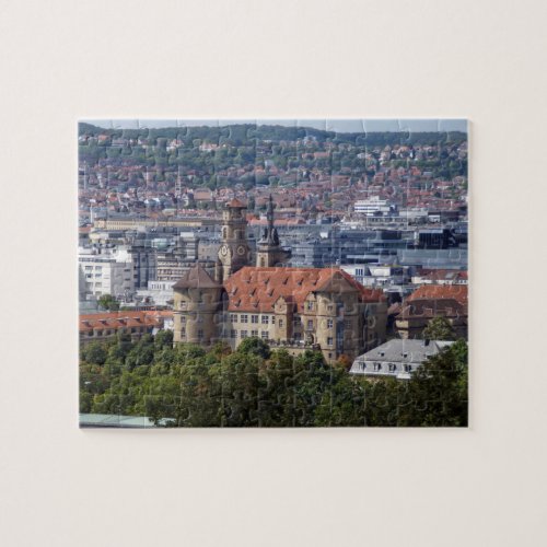 Stuttgart Stadtansicht _ Altes Schloss Postkarte Jigsaw Puzzle