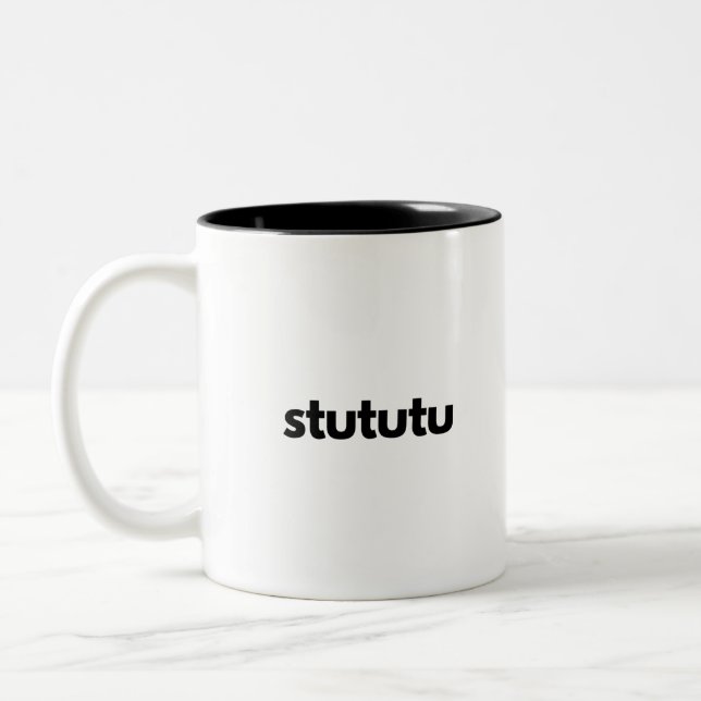 Stututu Turbo Noise Flutter Blow Off Valve Car Ent Two-Tone Coffee Mug (Left)