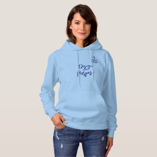Style: Adult Pullover Hoodie( Light Blue)