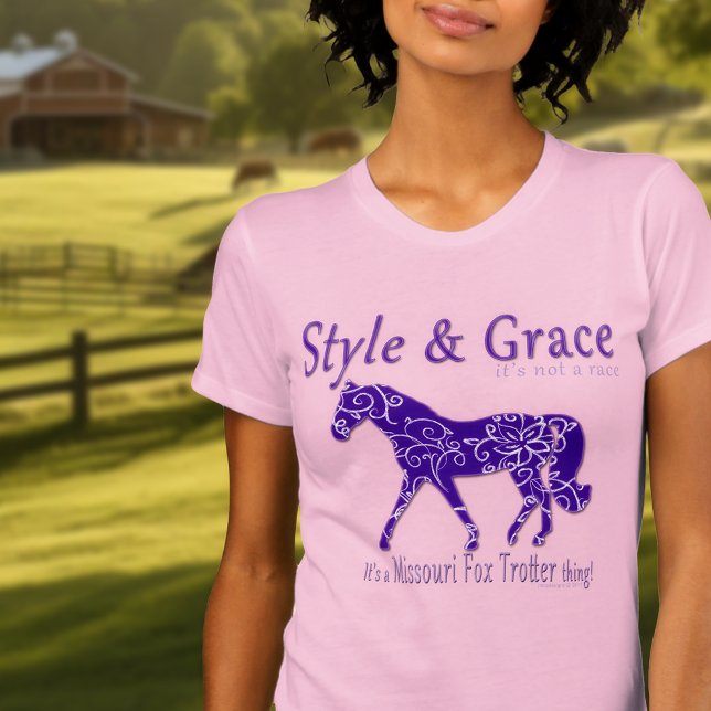 Style and Grace Missouri Fox Trotter Thing T-Shirt (It's a Missouri Fox Trotter thing.)