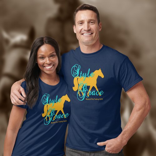 Style and Grace Missouri Fox Trotting Horse T_Shirt