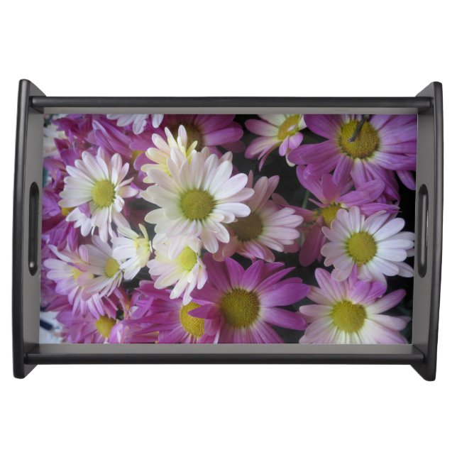 Style ART Collection NavinJoshi flower pattern Serving Tray (Front)
