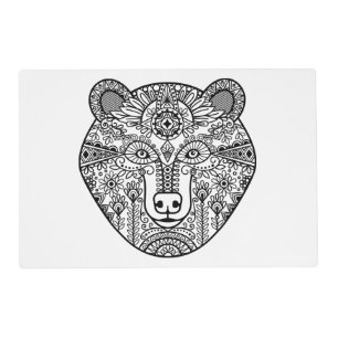Style Bear Head Placemat