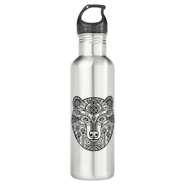 Style Bear Head Water Bottle (Front)