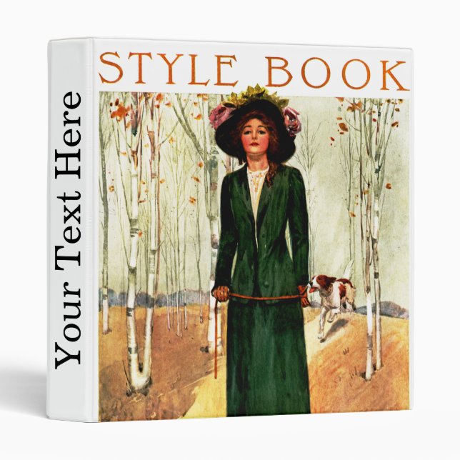 Style Book 3 Ring Binder (Front/Spine)