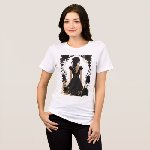 [Style] Bridal [Product] Wedding  Bride Gift Elega Tri-Blend Shirt