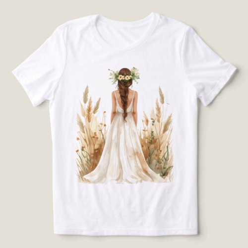 [Style] Bridal [Product] Wedding  Bride Gift Elega Tri-Blend Shirt