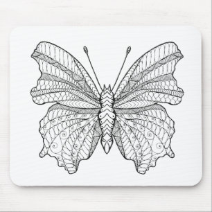 Style Butterfly 3 Mouse Pad