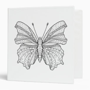 Style Butterfly 3 Ring Binder