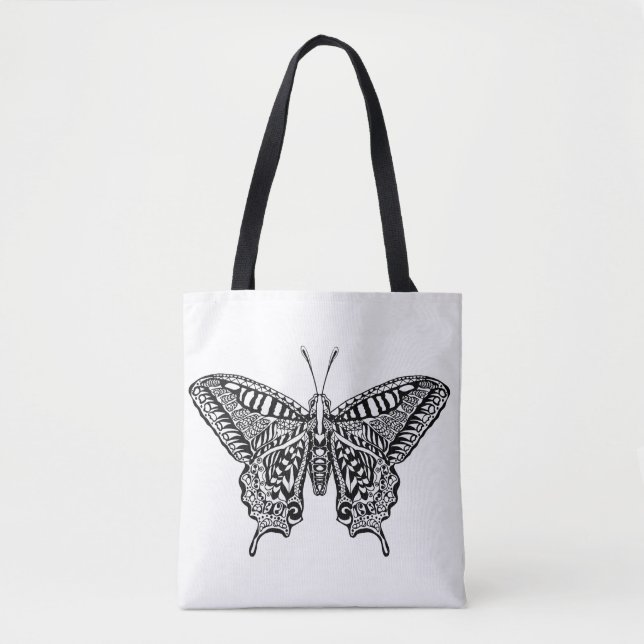 Style Butterfly 4 Tote Bag (Front)