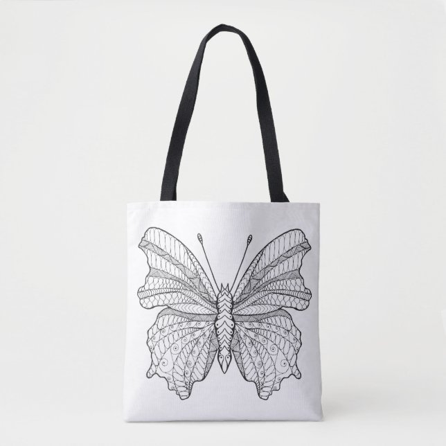 Style Butterfly 6 Tote Bag (Front)