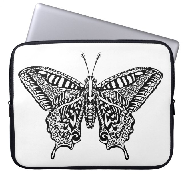 Style Butterfly Laptop Sleeve (Front)
