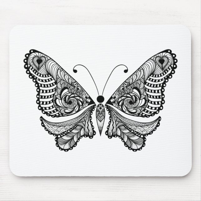 Style  Butterfly Mouse Pad (Front)